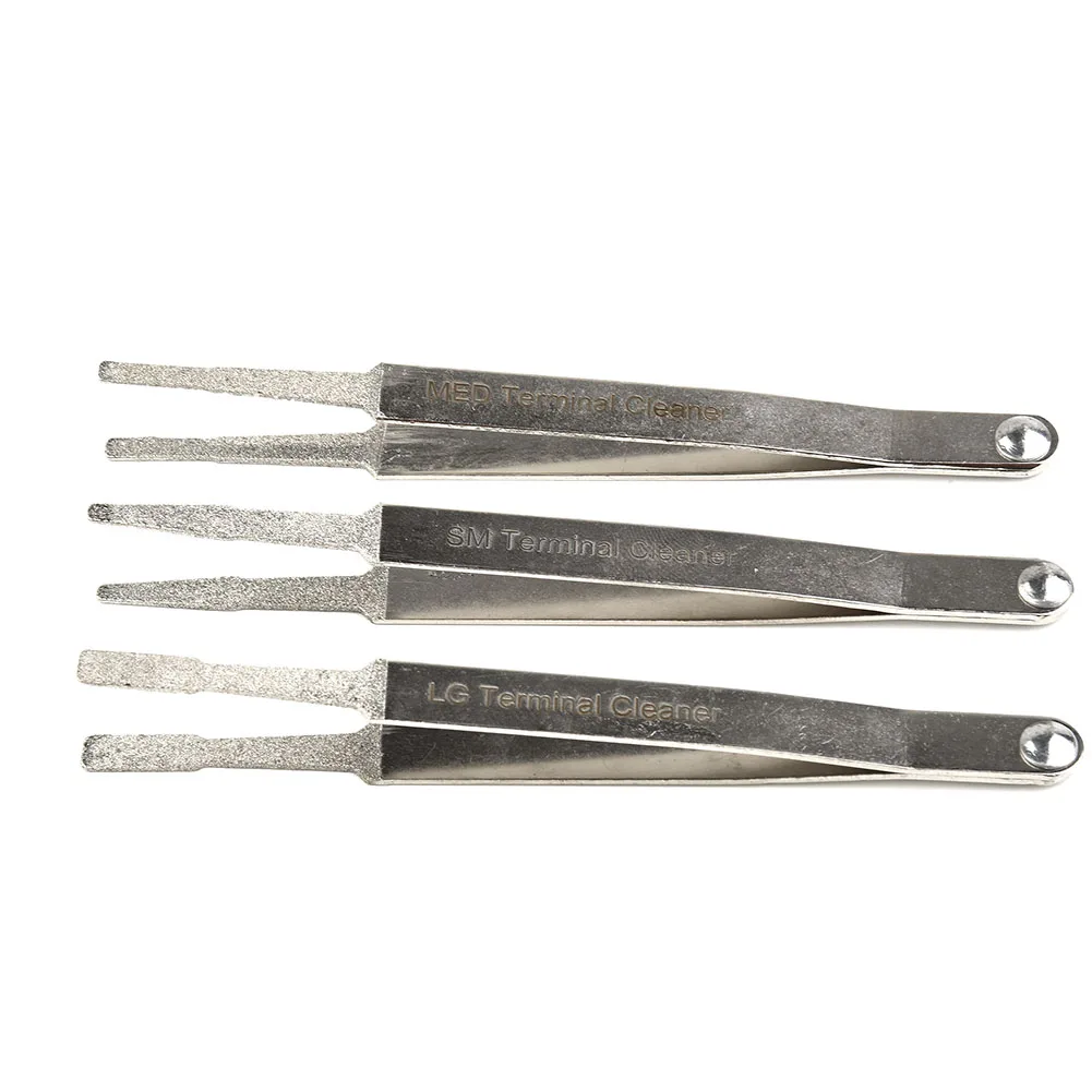 For Spade Terminals Cleaning Tool Tweezer Kit Electric Terminal Cleaner Pin Remove Corrosion,Extend Harness Life Set Spade
For Spade Terminals Cleaning Tool Tweezer Kit Electric Terminal Cleaner Pin Remove Corrosion,Extend Harness Life Set Spade