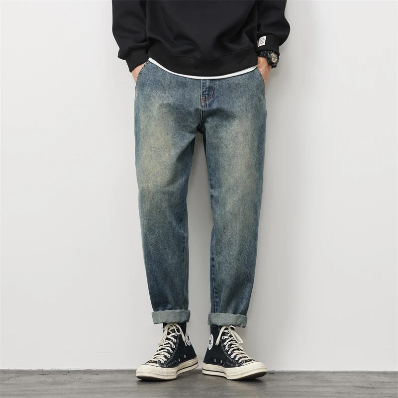 Autumn and Winter New Jean Trend Loose Casual Straight Leg Long Pants Denim Hombre Men Clothing Baggy Cargo Jeans
Autumn and Winter New Jean Trend Loose Casual Straight Leg Long Pants Denim Hombre Men Clothing Baggy Cargo Jeans