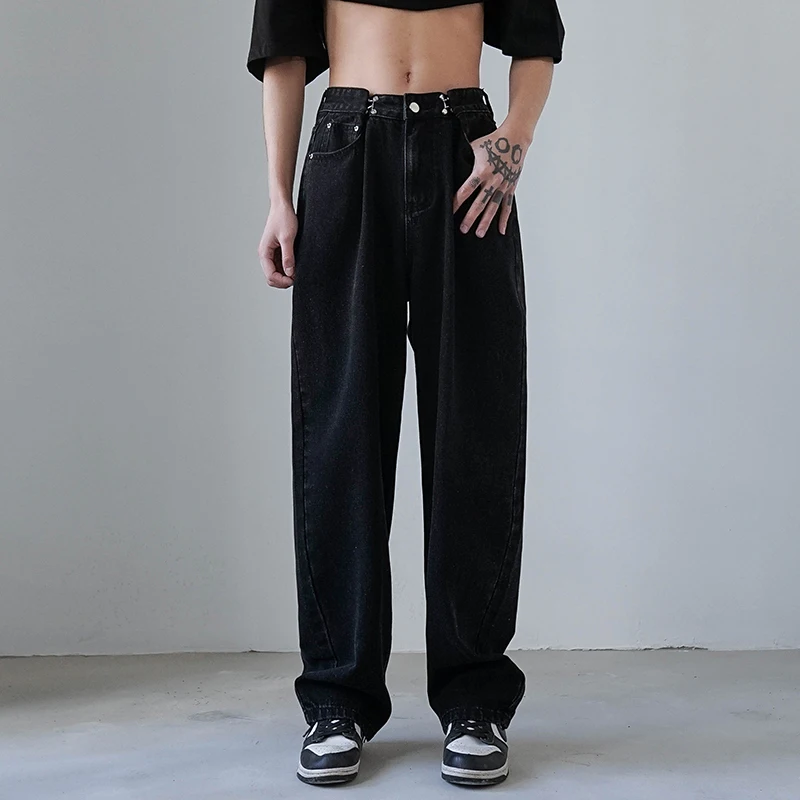 4 Colors Baggy Jeans Men Fashion Retro Casual Wide Leg Jeans Mens Streetwear Korean Loose Hip Hop Straight Denim Pants Men M-2XL
4 Colors Baggy Jeans Men Fashion Retro Casual Wide Leg Jeans Mens Streetwear Korean Loose Hip Hop Straight Denim Pants Men M-2XL