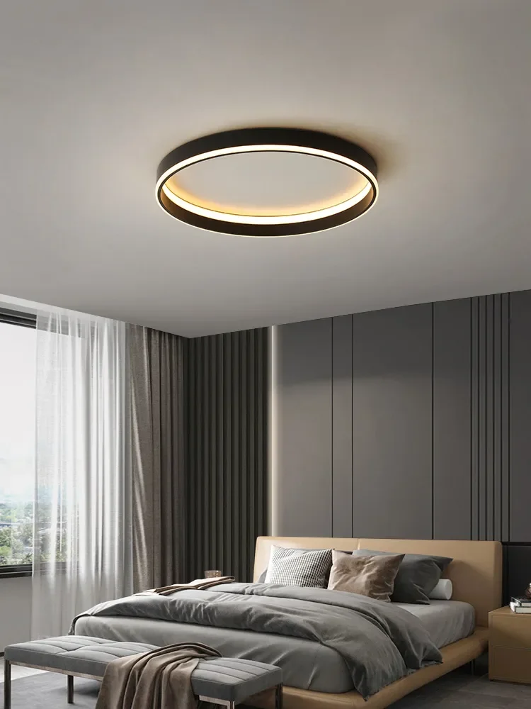 

Bedroom lamp ceiling lamp led warm romantic decoration creative Nordic lights modern minimalist room master bedroom ceiling lamp