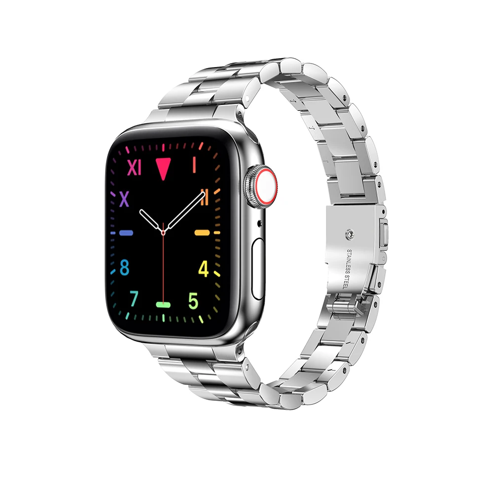 Woman Stainless Steel Strap for Apple Watch Series 7 6 5 4 3 2 SE Metal Bracelet for iWatch Series 44 40 41 45 38 42mm Watchband
Woman Stainless Steel Strap for Apple Watch Series 7 6 5 4 3 2 SE Metal Bracelet for iWatch Series 44 40 41 45 38 42mm Watchband