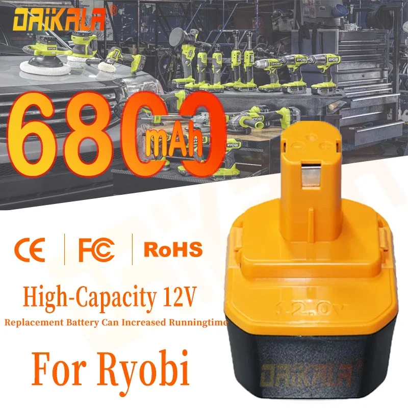 Фотобатарея 12 В 1400652 Ач/1400670 Ач для Ryobi 1400143 1400652B сменный никель-металлогидридный аккумулятор R10510 RY1201 TDS4000 TF1100
Фотобатарея 12 В 1400652 Ач/1400670 Ач для Ryobi 1400143 1400652B сменный никель-металлогидридный аккумулятор R10510 RY1201 TDS4000 TF1100