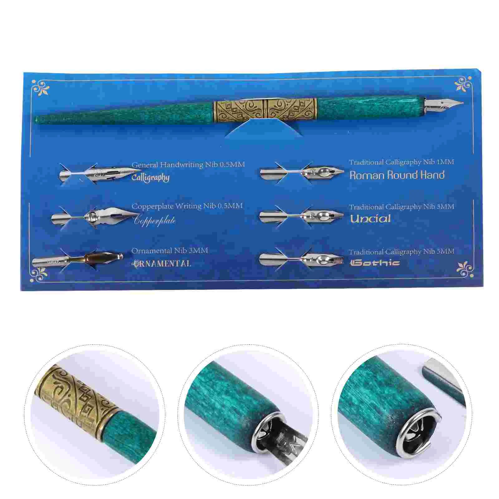 

Деревянная ручка, принадлежности для каллиграфии, набор для начинающих, декоративные ручки, английские винтажные комиксы