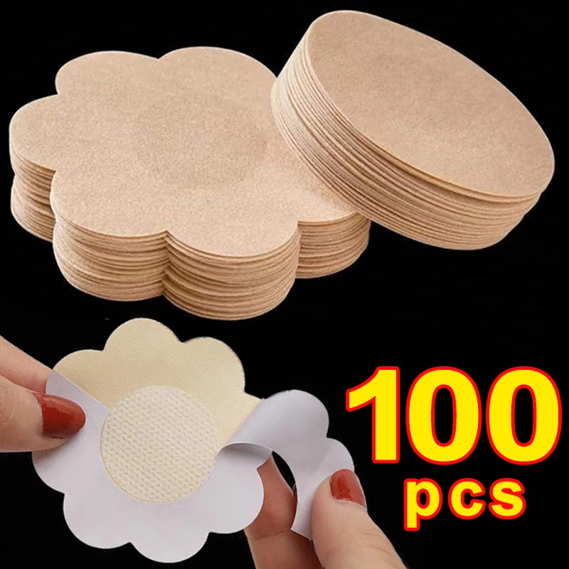 100pcs Women's Invisible Breast Petals Lift Tape on Bra Nipple Stickers Chest Stickers Adhesivo Bra Nipple Covers Accessories
100pcs Women's Invisible Breast Petals Lift Tape on Bra Nipple Stickers Chest Stickers Adhesivo Bra Nipple Covers Accessories