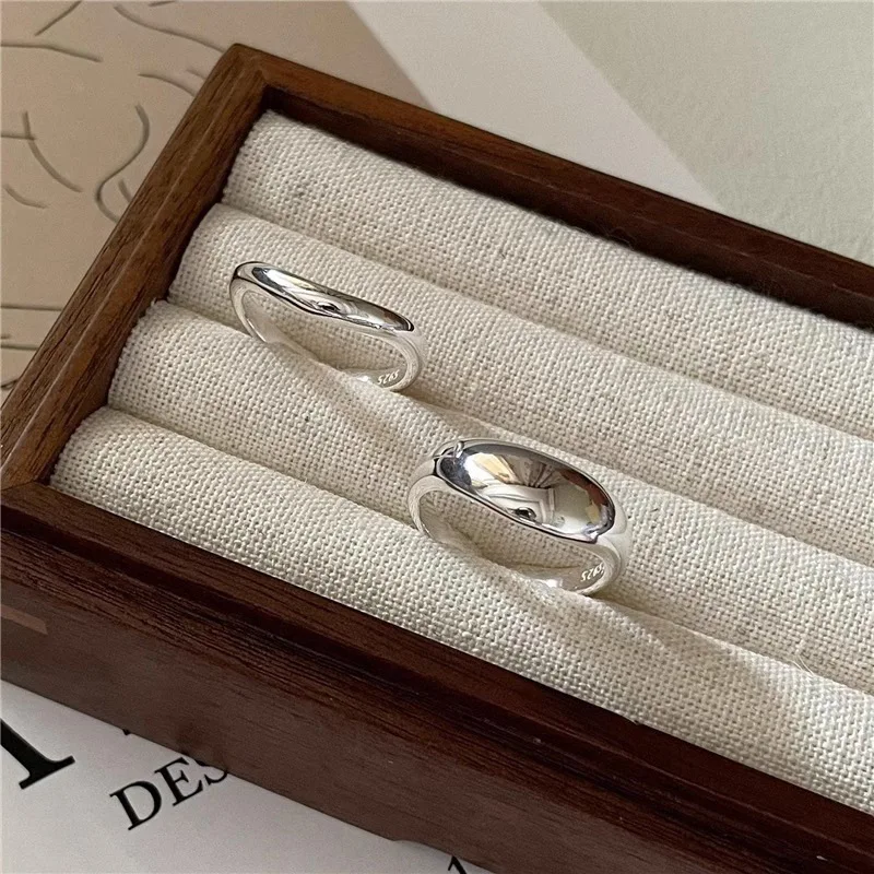 PANJBJ 925 Sterling Silve Irregular Ring for Women Girl Gift Smooth Design Trend Korean Minimalism Jewelry Dropshipping
PANJBJ 925 Sterling Silve Irregular Ring for Women Girl Gift Smooth Design Trend Korean Minimalism Jewelry Dropshipping