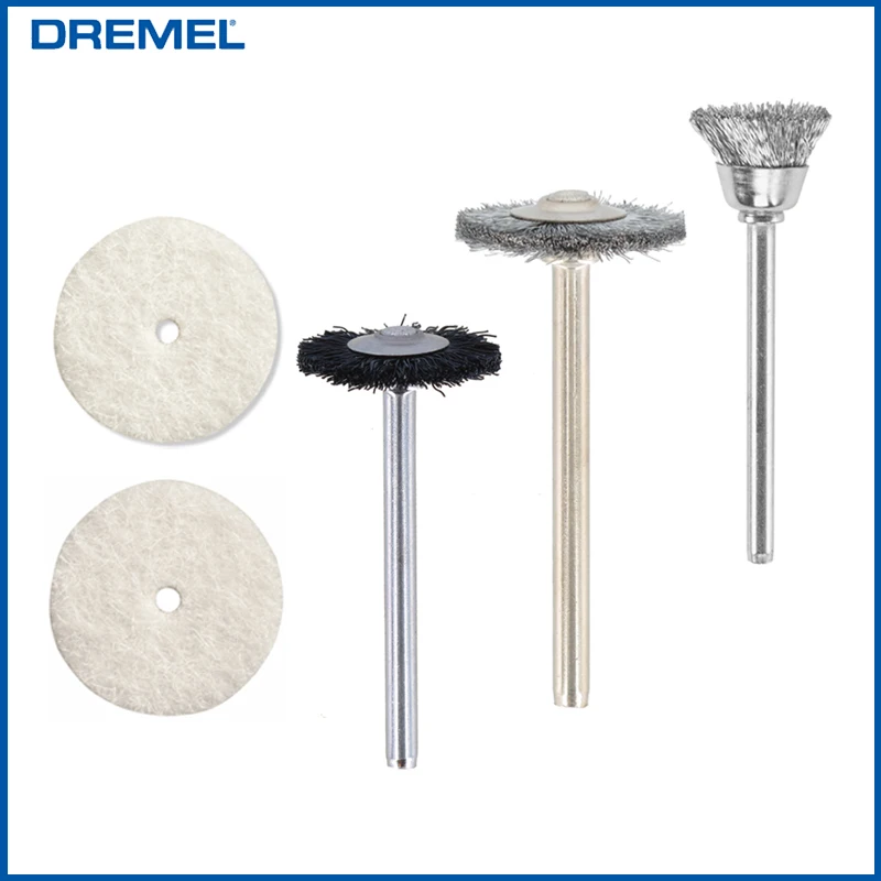 

Dremel 414 429 Polishing Wheel 403 Bristle Brush 428 442 Steel Brush Cleaning Polishing Accessories For Dremel Electric Grinders