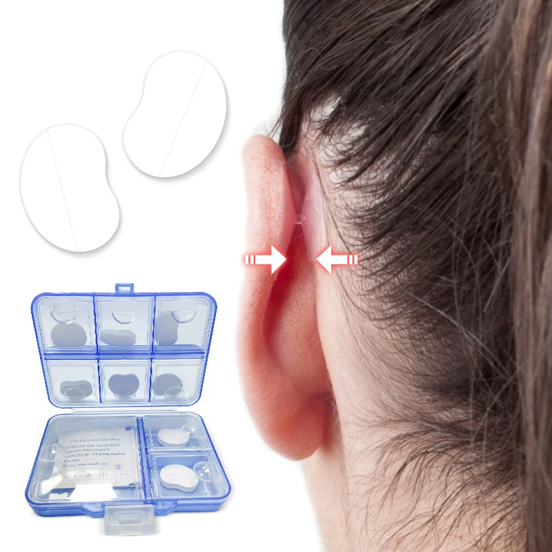

2/4/6/8Pcs Ear Correctar Tape Ear Correctar Fixer Cosmetic Ear Stickers Like Elf Ears Stretched Ears Ear Correctar Tool