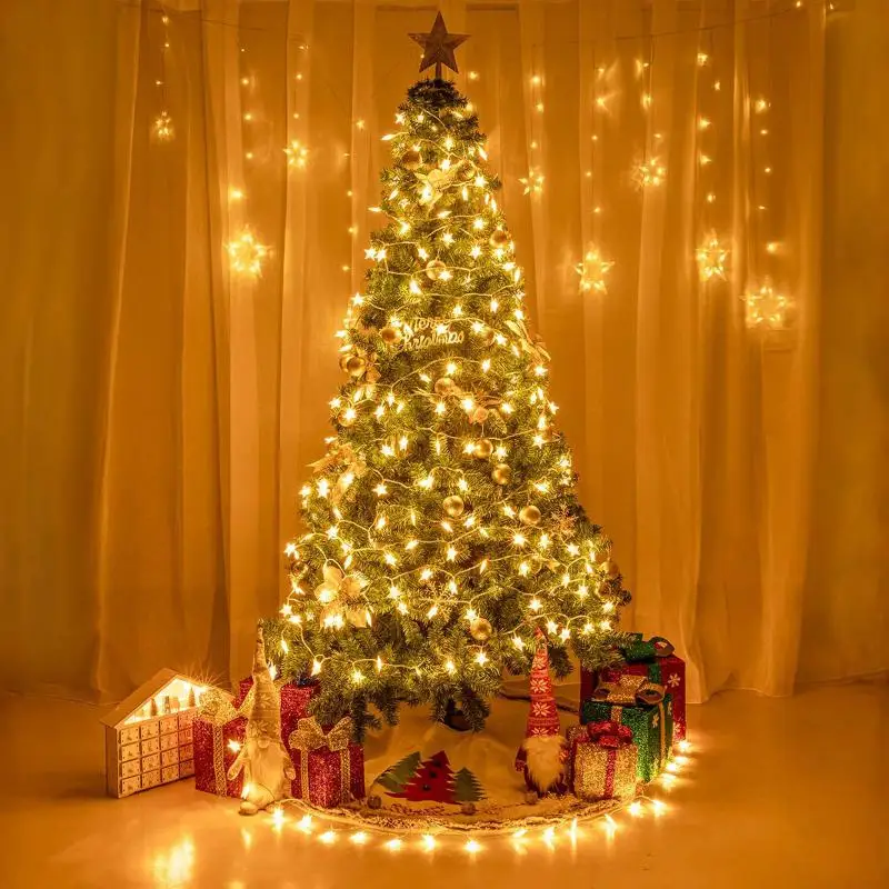 Christmas Tree Lamp Usb Decorative Five-star Pearl Christmas Design Decoration Lighting Holiday Lighting 8 Lighting Modes
Christmas Tree Lamp Usb Decorative Five-star Pearl Christmas Design Decoration Lighting Holiday Lighting 8 Lighting Modes