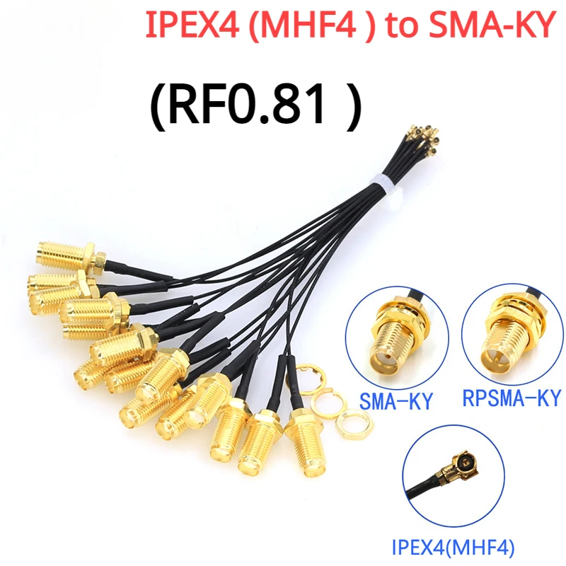 5Pcs SMA Connector Cable Female to IPEX4 IPX4 MHF4 to SMA Female RF0.81 Antenna RG0.81MM Cable Assembly RP-SMA-K
5Pcs SMA Connector Cable Female to IPEX4 IPX4 MHF4 to SMA Female RF0.81 Antenna RG0.81MM Cable Assembly RP-SMA-K