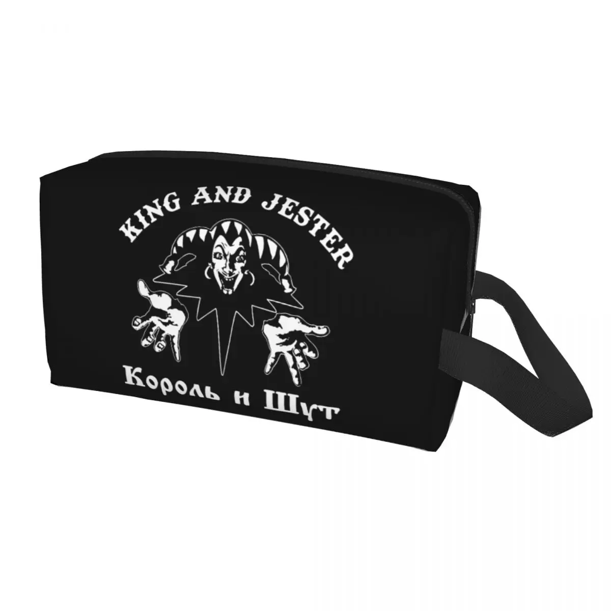 Korol I Shut Horror Punk Cosmetic Bag Women Cute Big Capacity King and Jester Makeup Case Beauty Storage Toiletry Bags
Korol I Shut Horror Punk Cosmetic Bag Women Cute Big Capacity King and Jester Makeup Case Beauty Storage Toiletry Bags