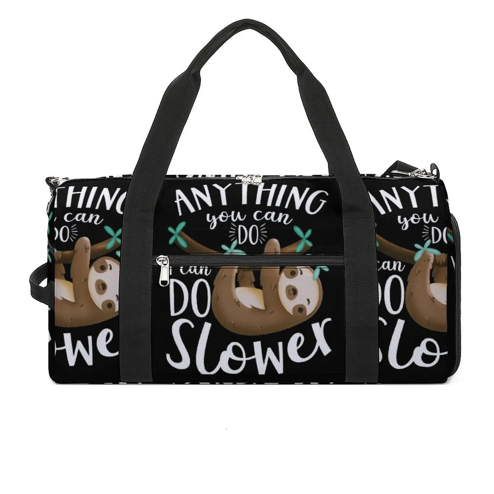 Anything You Can Do I Can Do Slower Gym Bag Funny Sloth Sports Bags Men Design Gym Accessories Fitness Bag Waterproof Handbags
Anything You Can Do I Can Do Slower Gym Bag Funny Sloth Sports Bags Men Design Gym Accessories Fitness Bag Waterproof Handbags