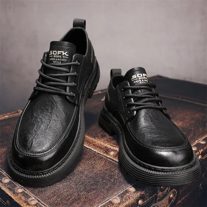 Autumn Men's Casual Shoes Wear-resistant Soles Oxford Shoes Men's Sports Shoes Leather Low Top Shoes Lace Up Free Delivery
Autumn Men's Casual Shoes Wear-resistant Soles Oxford Shoes Men's Sports Shoes Leather Low Top Shoes Lace Up Free Delivery