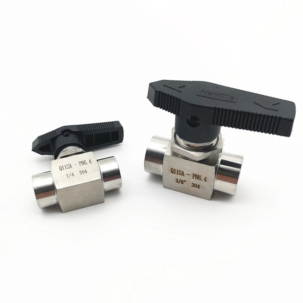1PC Ball Valve G1/4 G3/8 G1/2Thread Stainless Steel For Routine Operation Internal Thread Shut Off Ball Valve Control
1PC Ball Valve G1/4 G3/8 G1/2Thread Stainless Steel For Routine Operation Internal Thread Shut Off Ball Valve Control