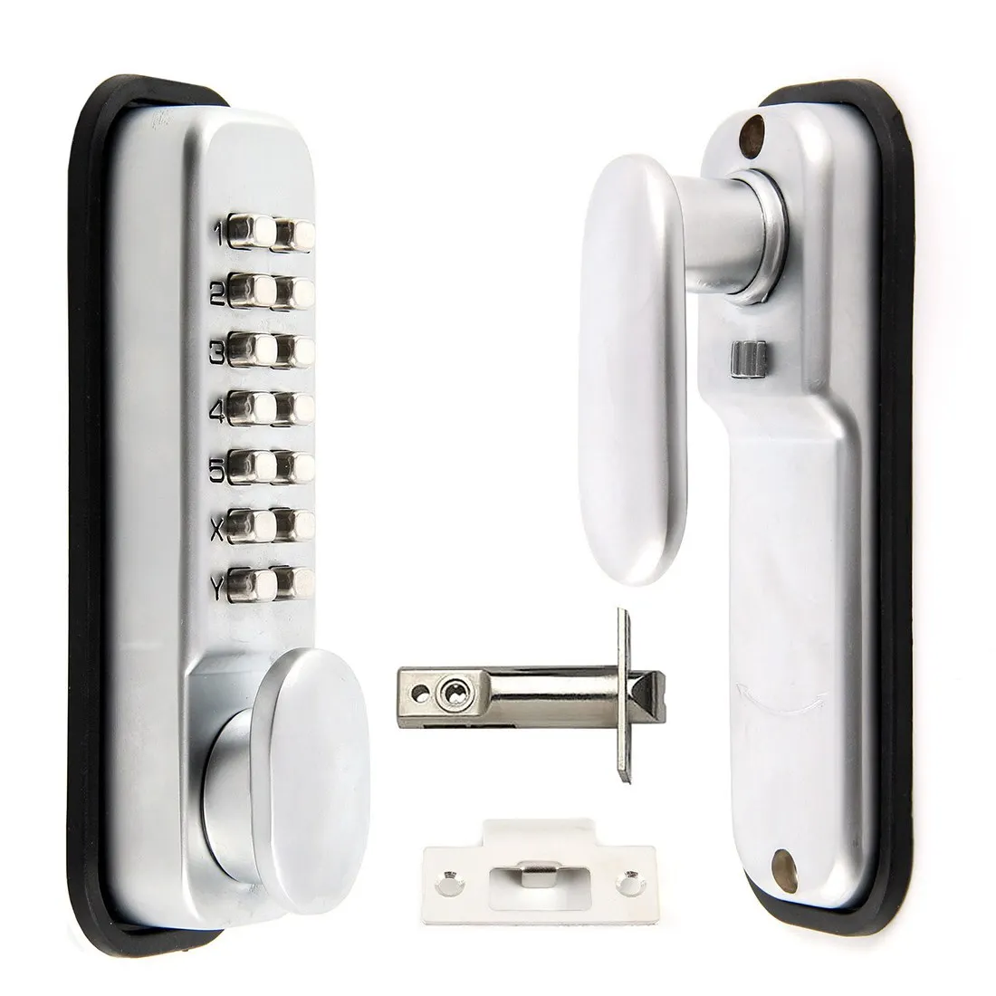 

Digital Push Button Door Lock Key Pad Code Combination Access Mechanical Keyless