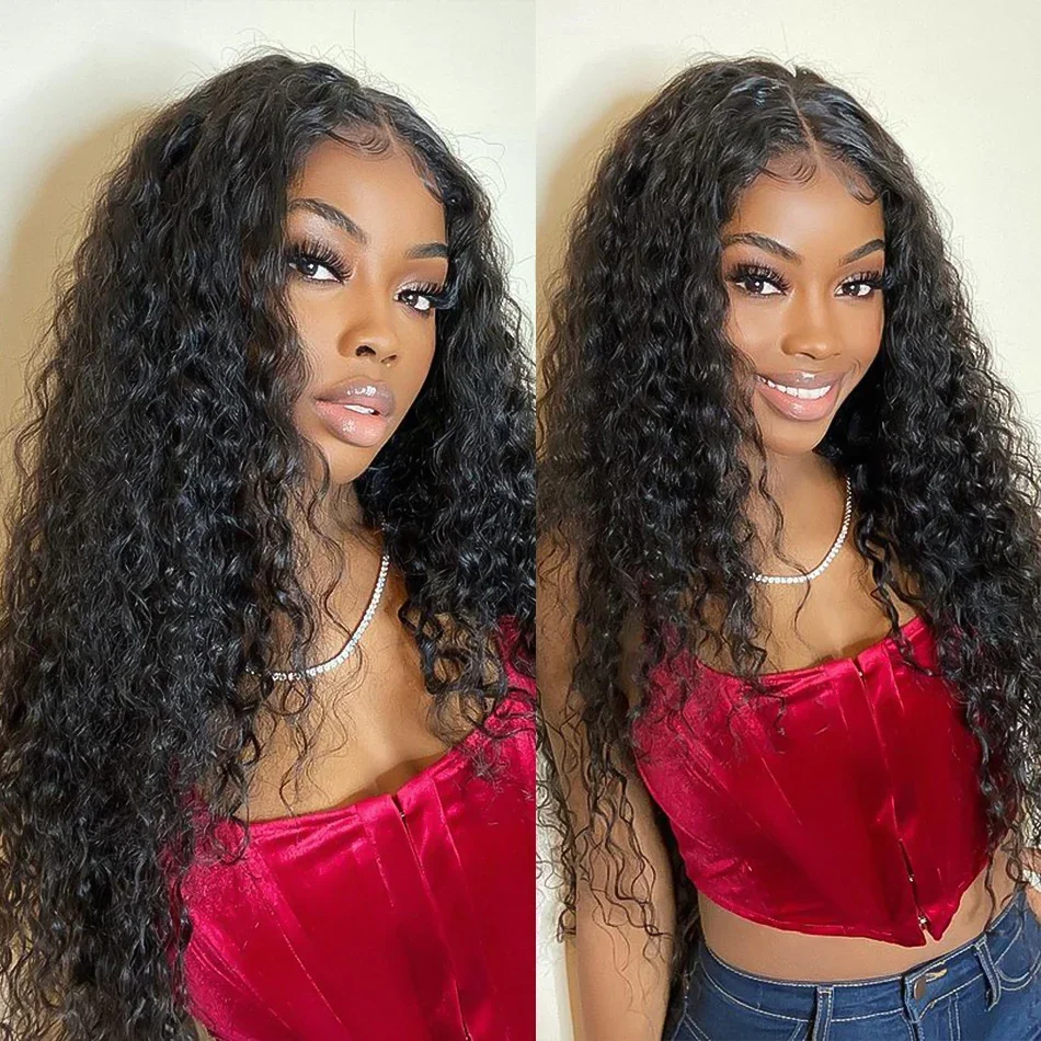 

Water Wave Bundles 10A Brazilian Raw 100% Human Hair Bundles 30 32 Inch 1/3/4 Bundles Deal Wet Wavy Hair Extensions for Women