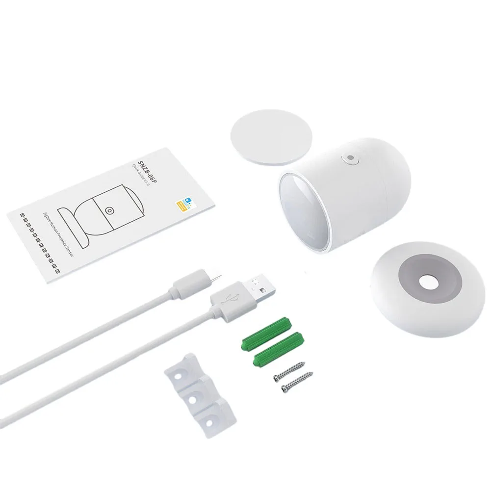FOR Zigbee Sensor SNZB-06P Humansensor 44.2×44.2x59 Mm Motion Sensor Presence Sensor Rardar Detector -10℃~60℃ Durable
FOR Zigbee Sensor SNZB-06P Humansensor 44.2×44.2x59 Mm Motion Sensor Presence Sensor Rardar Detector -10℃~60℃ Durable