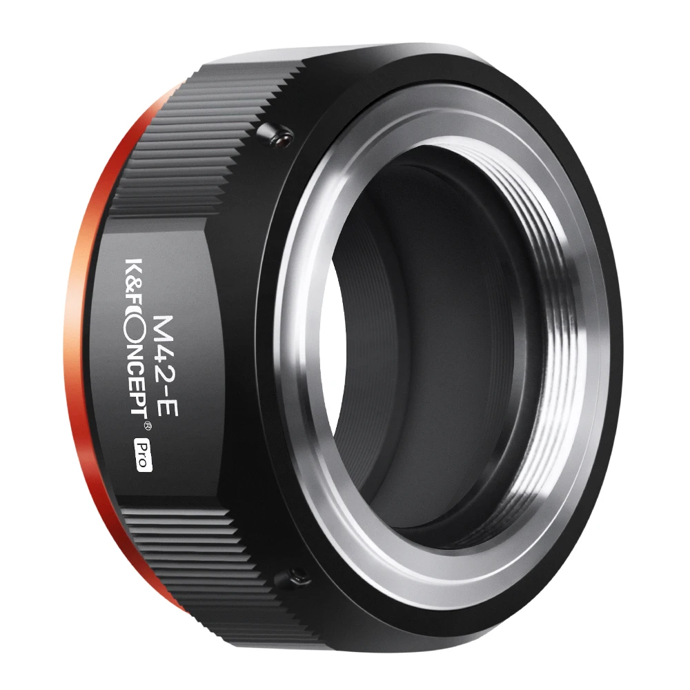 

K&F Concept M42-E Lens Adapter for M42 Lenses to NEX E-Mount Camera for Sony Alpha NEX-7 NEX-6 NEX-5N NEX-5 NEX-C3 NEX-3