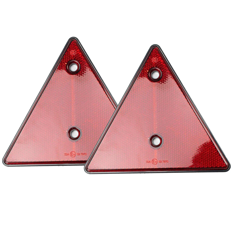 2 шт., водонепроницаемые треугольные отражатели для грузовиков, прицепов и автофургонов, 15,3 см