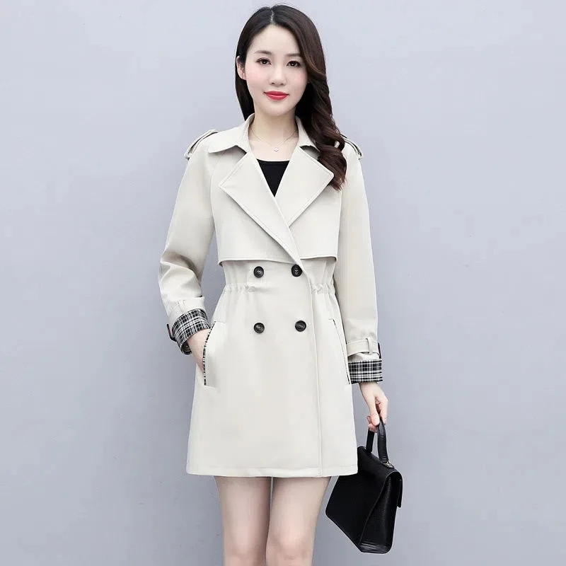 Windbreaker Coats Womens 2022 New Spring Autumn Trench Coat Female Overcoat Mid-Length Fashion Slim Leisure Outerwear
Windbreaker Coats Womens 2022 New Spring Autumn Trench Coat Female Overcoat Mid-Length Fashion Slim Leisure Outerwear