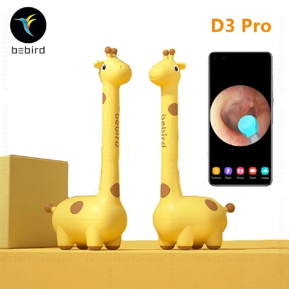 Bebird D3 Pro Kids Visual Earwax Removal Tool,APP Earpick,Endoscope Ear Cleaner With 8.0 MP Camera Otoscope Baby Healthy Care
Bebird D3 Pro Kids Visual Earwax Removal Tool,APP Earpick,Endoscope Ear Cleaner With 8.0 MP Camera Otoscope Baby Healthy Care
