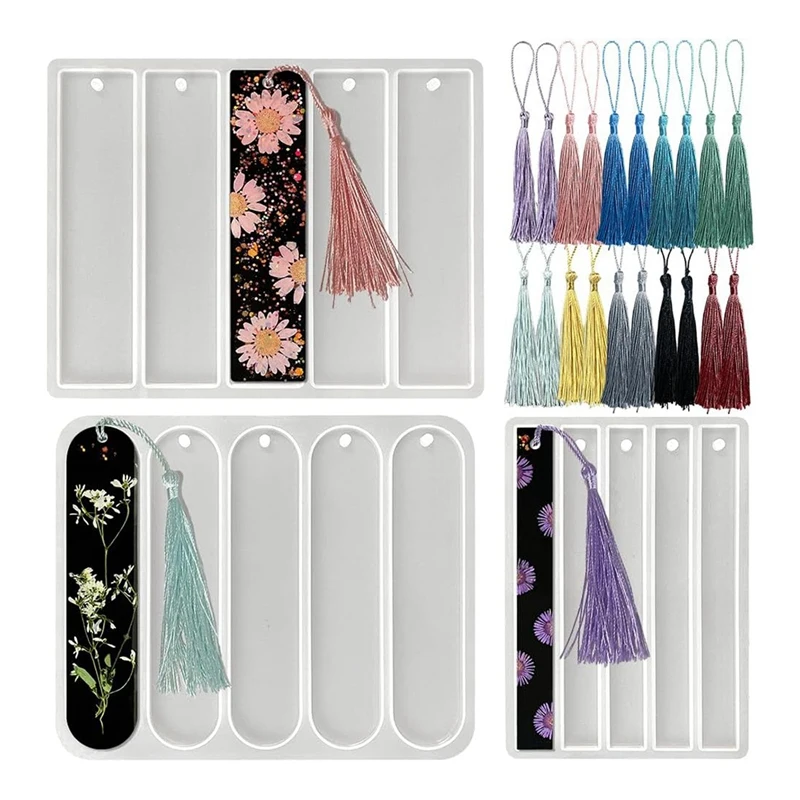 Set Of 3 Shiny Bookmark Silicone Mold, As Shown Silica Gel Bookmark Resin Mold Small Medium Rectangular Bookmark Mold
Set Of 3 Shiny Bookmark Silicone Mold, As Shown Silica Gel Bookmark Resin Mold Small Medium Rectangular Bookmark Mold