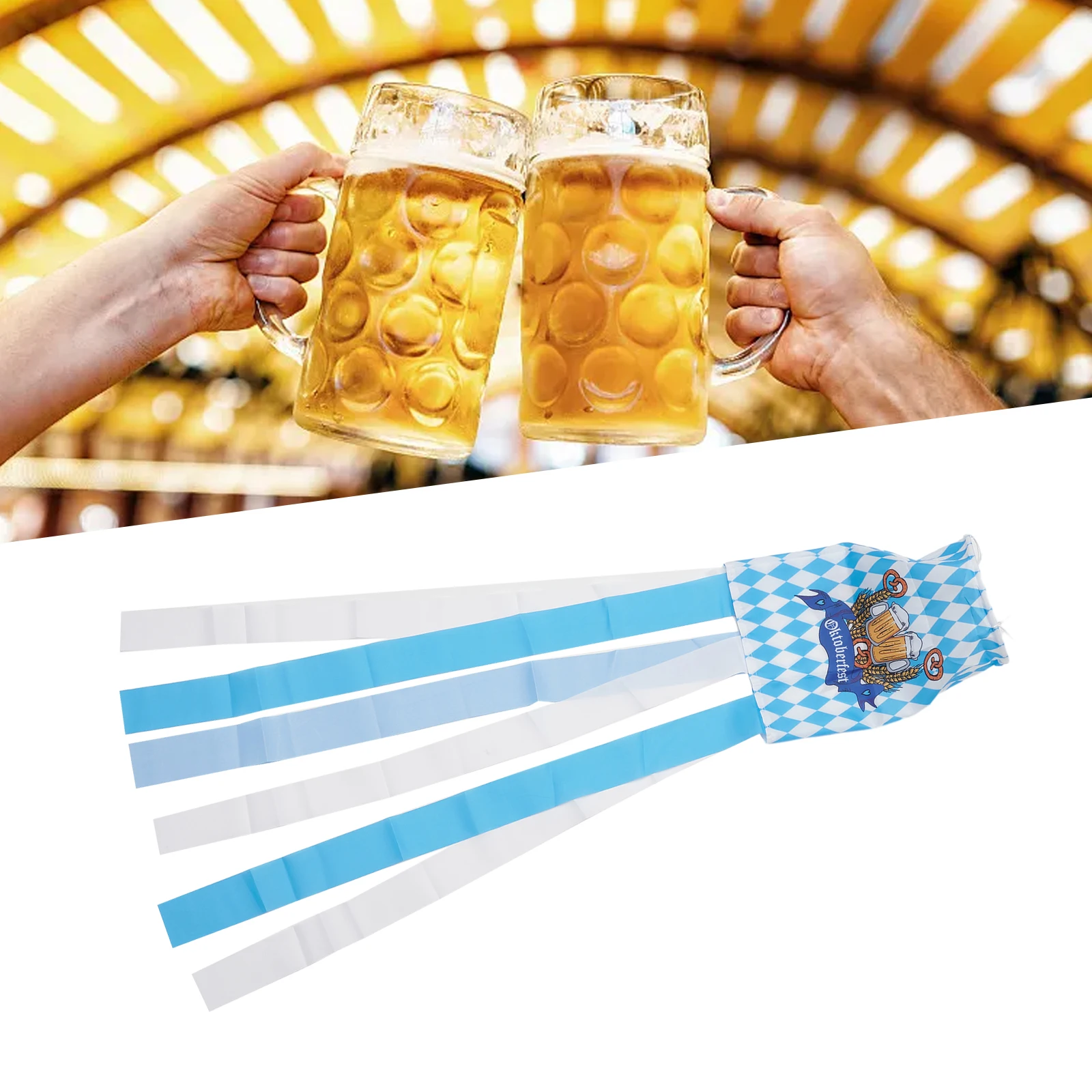 Windsock Bavarian Flag Backyard Decoration For Shop Garden Hanging Oktoberfest Party Outdoor Pendant Accessories
Windsock Bavarian Flag Backyard Decoration For Shop Garden Hanging Oktoberfest Party Outdoor Pendant Accessories