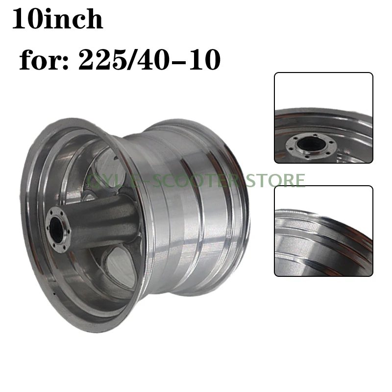 

10 Inch Aluminum Wheel Hub for 225/40-10 Tubeless Tires Citycoco Electric Scooter Accessories