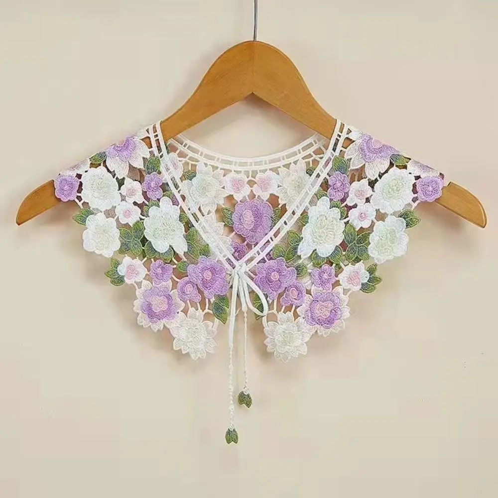 Women Collars Shirt Lace Neckline Faux Collar Fake Collar Lace Fabric Shawl Flower
Women Collars Shirt Lace Neckline Faux Collar Fake Collar Lace Fabric Shawl Flower