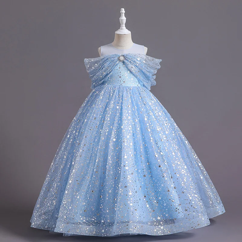 Boutique Children Pageant ball gown Girls Dress Lace Bow Star Puffed yarn Princess Dress Flower girl Wedding Party Dress
Boutique Children Pageant ball gown Girls Dress Lace Bow Star Puffed yarn Princess Dress Flower girl Wedding Party Dress