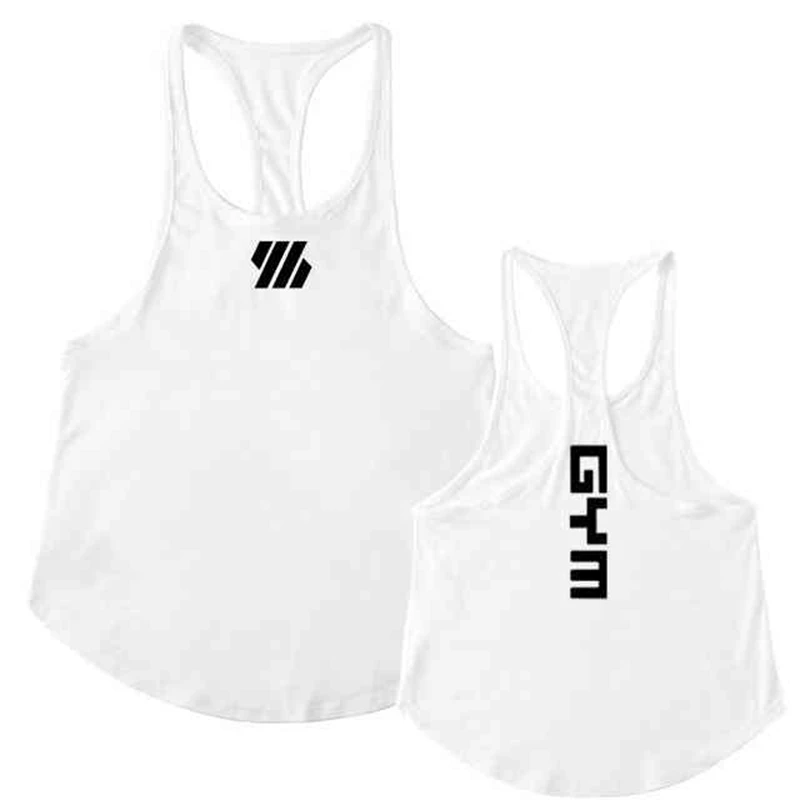 

New Fashion Cotton Sleeveless Shirts Tank Top Men Fitness Shirt Mens Singlet Bodybuilding Workout Gym Vest Fitness Men