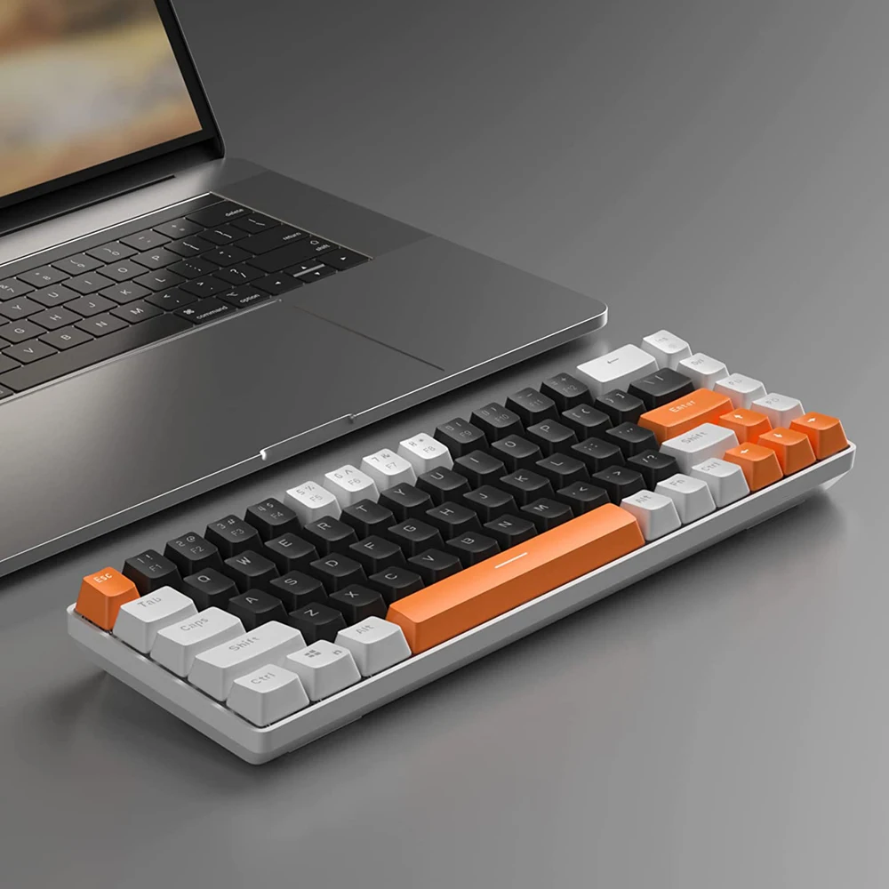 65 Percent 68 Keys Black White Orange Wired Mechanical Keyboard Mini Teclado Portable Esports Switch Control for PC Gamer Girl
65 Percent 68 Keys Black White Orange Wired Mechanical Keyboard Mini Teclado Portable Esports Switch Control for PC Gamer Girl