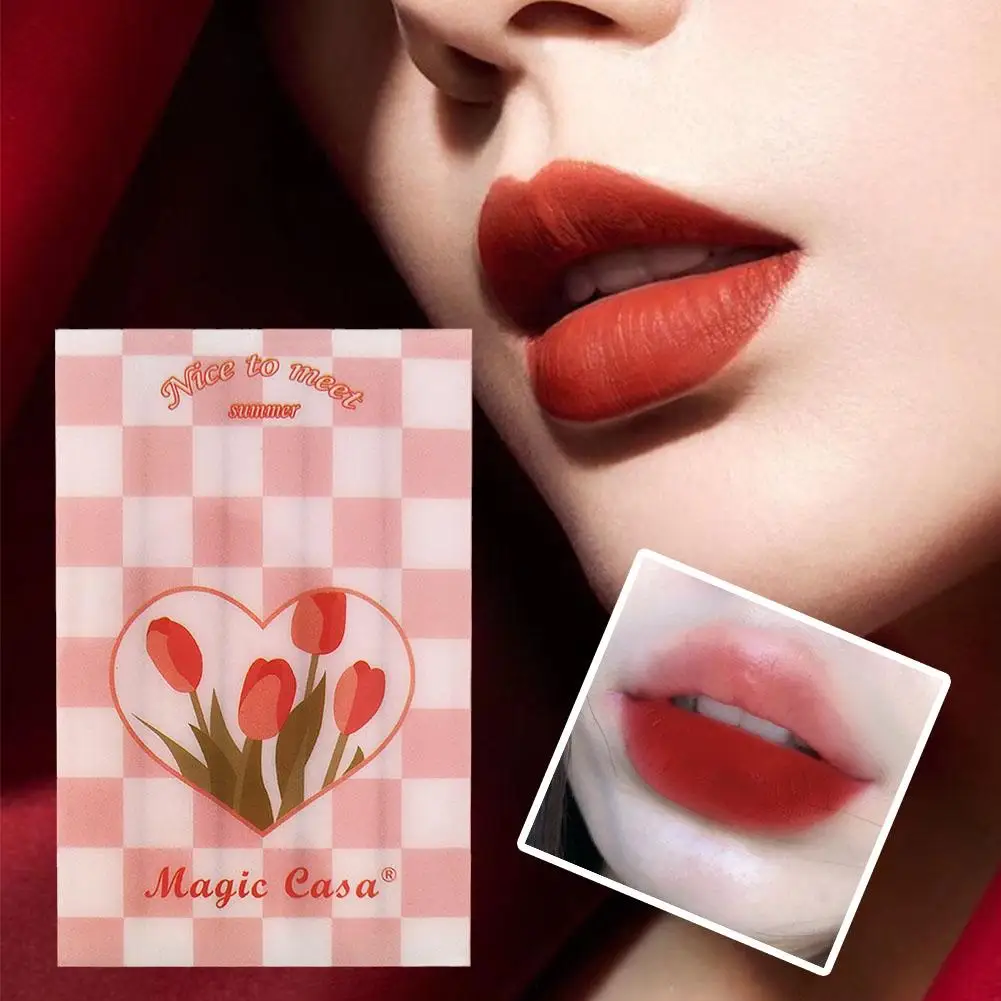 New Tulips Lip Glaze Matte Liquid Lipsticks Lasting Moisturizing Nonstick Cup Lip Gloss Lips Makeup Waterproof for women D6Y6
New Tulips Lip Glaze Matte Liquid Lipsticks Lasting Moisturizing Nonstick Cup Lip Gloss Lips Makeup Waterproof for women D6Y6
