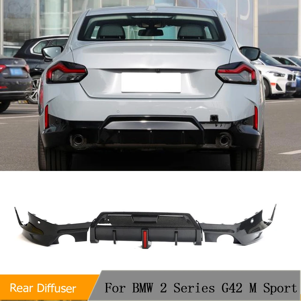 Car Rear Bumper Diffuser Lip Spoiler For BMW 2 Series G42 M Sport 2 Door 2022 2023 Carbon Fiber Rear Diffuser Splitters With LED
Car Rear Bumper Diffuser Lip Spoiler For BMW 2 Series G42 M Sport 2 Door 2022 2023 Carbon Fiber Rear Diffuser Splitters With LED