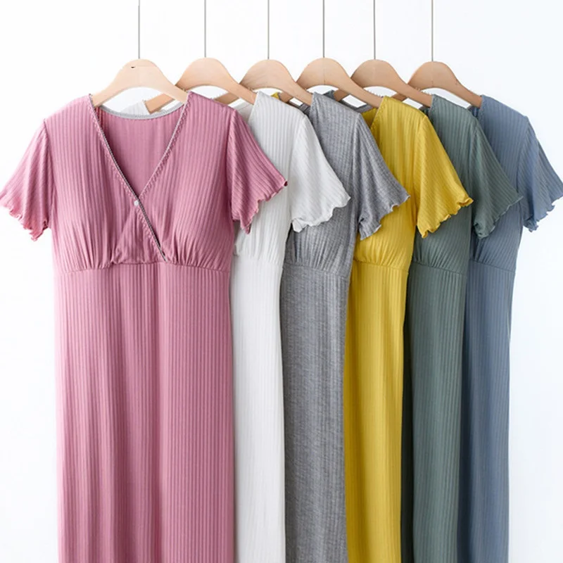 New Pregnancy Pajamas Sleepwear Nursing Pregnant Pajamas Mother Breastfeeding Nightgown Elegant Maternity Nursing Dress
New Pregnancy Pajamas Sleepwear Nursing Pregnant Pajamas Mother Breastfeeding Nightgown Elegant Maternity Nursing Dress