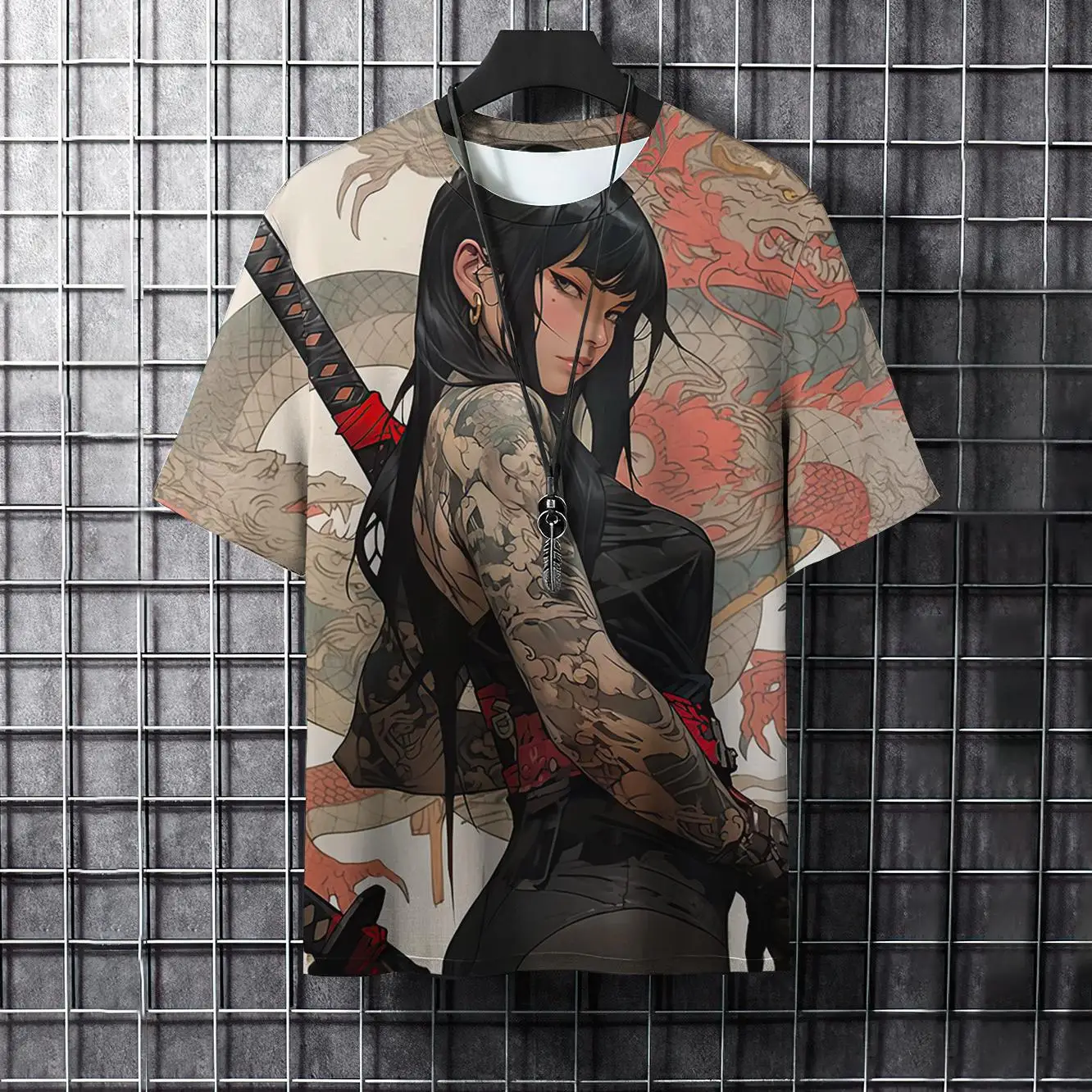 Men Fashion Cool Samurai Tattoo graphic t shirts Trend Casual harajuku streetwear 3D Printed Hip Hop O-neck Tees Tops Clothing
Men Fashion Cool Samurai Tattoo graphic t shirts Trend Casual harajuku streetwear 3D Printed Hip Hop O-neck Tees Tops Clothing