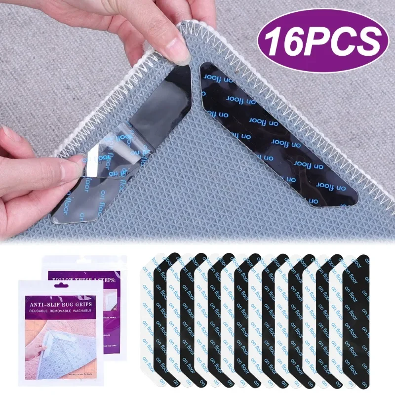 8/16PCS Carpet Anti-Slip Sticker PU Right-angle L-shape Anti Curling Patch Self-Adhesive Floor Rug Mat Tape Gripper Corners Pad
8/16PCS Carpet Anti-Slip Sticker PU Right-angle L-shape Anti Curling Patch Self-Adhesive Floor Rug Mat Tape Gripper Corners Pad