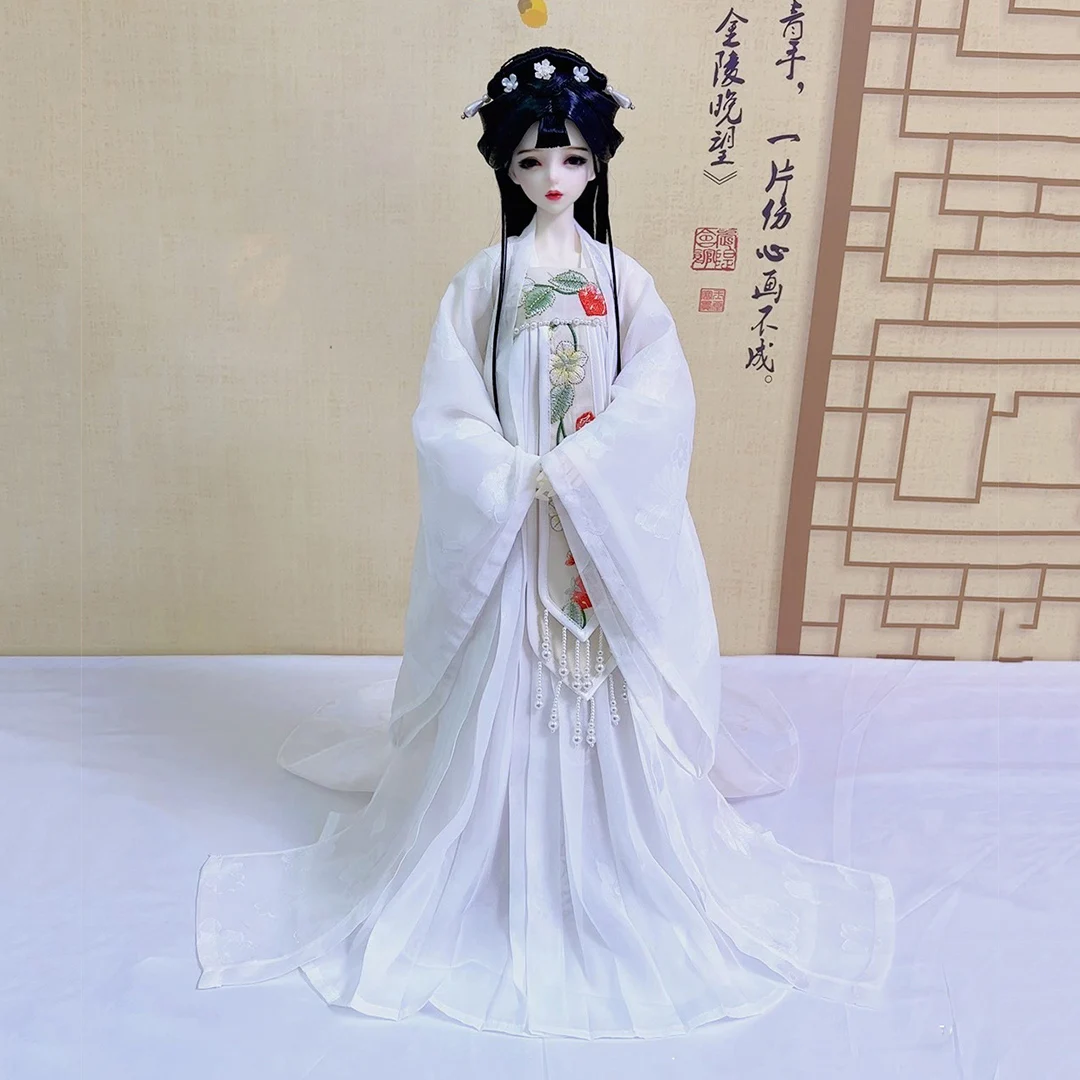 

OB27 Barbi 1/6 Figure 1/4 1/3 Scale BJD Ancient Costume Clothes Hanfu Fairy Dress For BJD/SD SD13 Big Girl Doll Accessories 1970