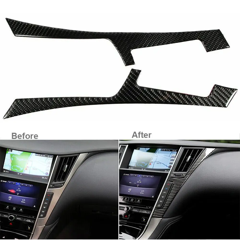 2 шт., наклейки на панель автомобильной консоли, из углеродного волокна
2 шт., наклейки на панель автомобильной консоли, из углеродного волокна