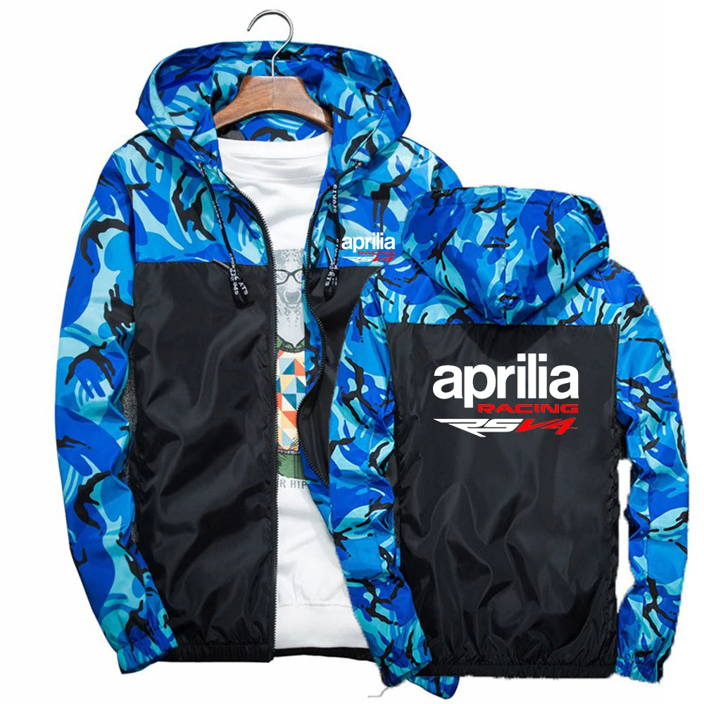 2023 Aprilia Racing RSV4 Men's New Zipper Windbreaker Casual Camou Slim Fit Sporting Splicing Hoodies Camouflage Clothing Coats
2023 Aprilia Racing RSV4 Men's New Zipper Windbreaker Casual Camou Slim Fit Sporting Splicing Hoodies Camouflage Clothing Coats