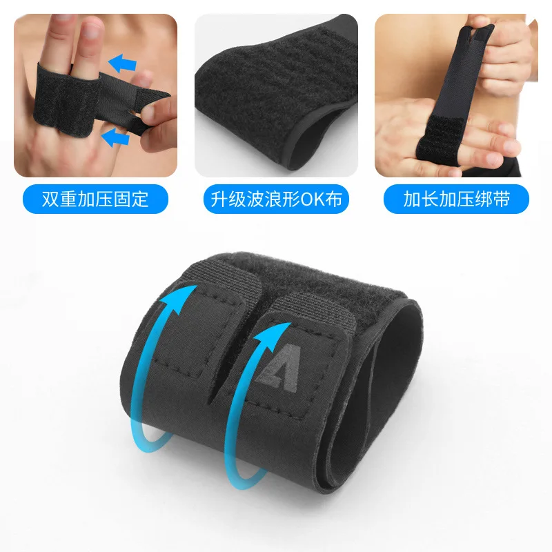 

1PCS Professional Sports Finger Support Protector Volleyball Basketball Finger Guard Bandage Pain Relief Sport Protective Gear