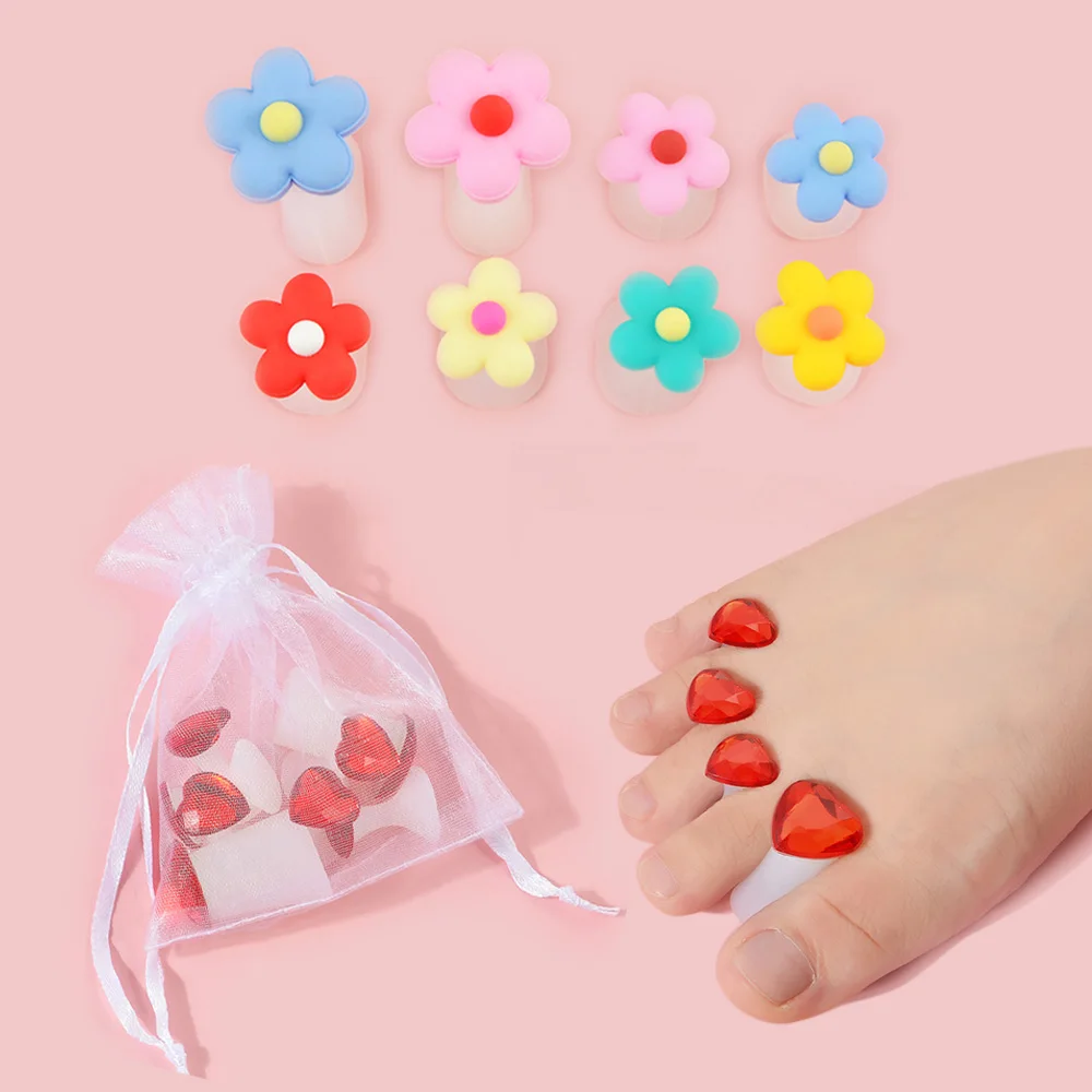 8Pcs/Set Nail Art Toe Separator Nail Tools Pentagram Flower Love Cartoon Shaped Soft Silicone Pedicure Manicure Care Equipment 
8Pcs/Set Nail Art Toe Separator Nail Tools Pentagram Flower Love Cartoon Shaped Soft Silicone Pedicure Manicure Care Equipment