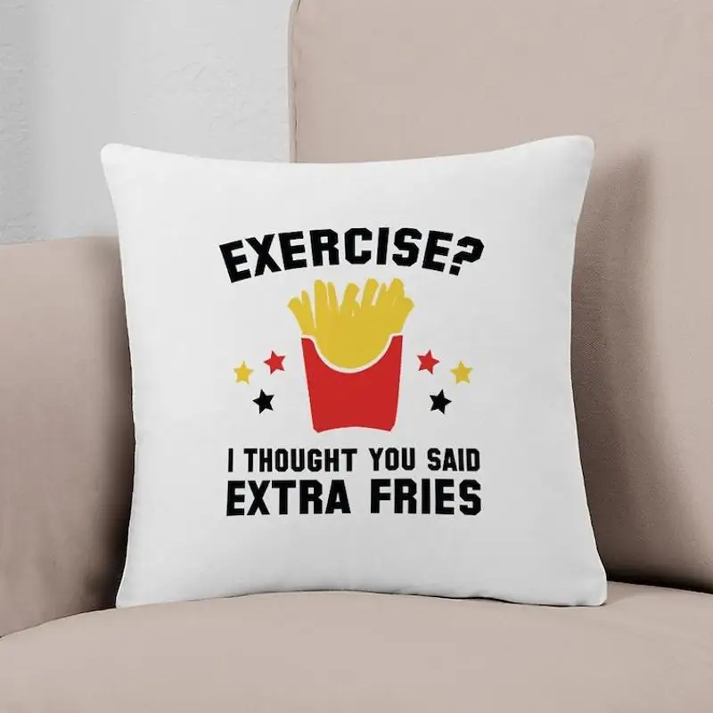Exercise Everyday Pillow Printed Case Fashion Car Hotel Bed Decor Cushion Not Included
Exercise Everyday Pillow Printed Case Fashion Car Hotel Bed Decor Cushion Not Included