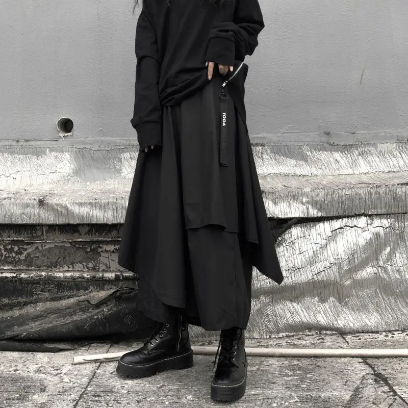 Vintage Trousers Women Men Neutral Loose Culottes y2k Gothic Wide Leg Pants Skirt New Oversize Harajuku Japanese Creative Pants
Vintage Trousers Women Men Neutral Loose Culottes y2k Gothic Wide Leg Pants Skirt New Oversize Harajuku Japanese Creative Pants
