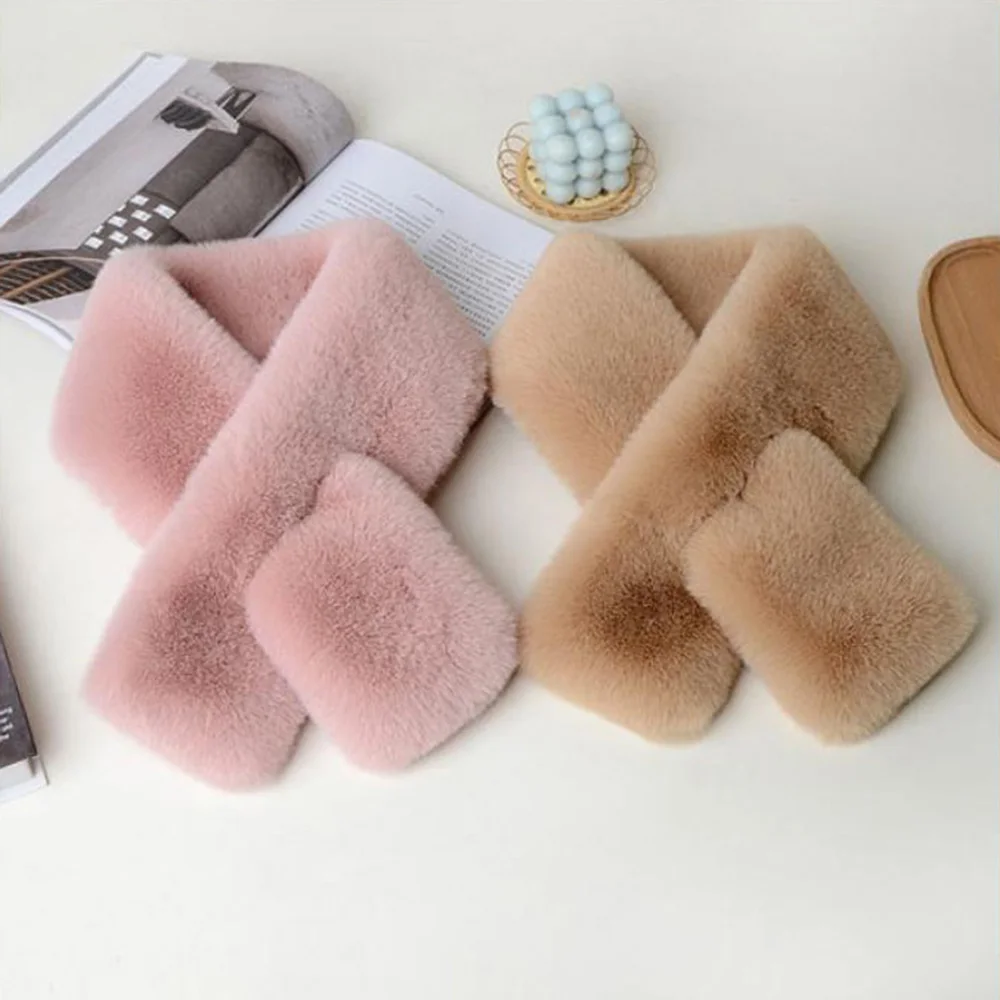 Faux Rabbit Fur Cross Scarf For Women Winter Warm Thicken Plush Neck Ring Scarves Elegant Solid Color Fluffy Shawls Neck Warmer 7 Mallzona S472706544d264e55aef84ce20710741fI Faux Rabbit Fur Cross Scarf For Women Winter Warm Thicken Plush Neck Ring Scarves Elegant Solid Color Fluffy Shawls Neck Warmer Mallzona