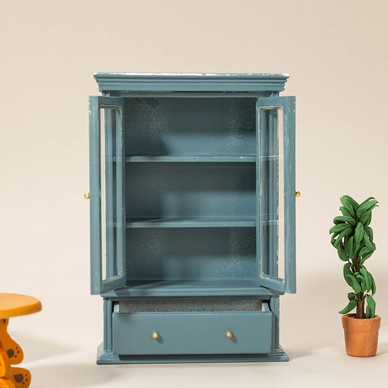 Shop Generic 1/12 Scale Miniature Wooden Chinese Clical Wardrobe Mini