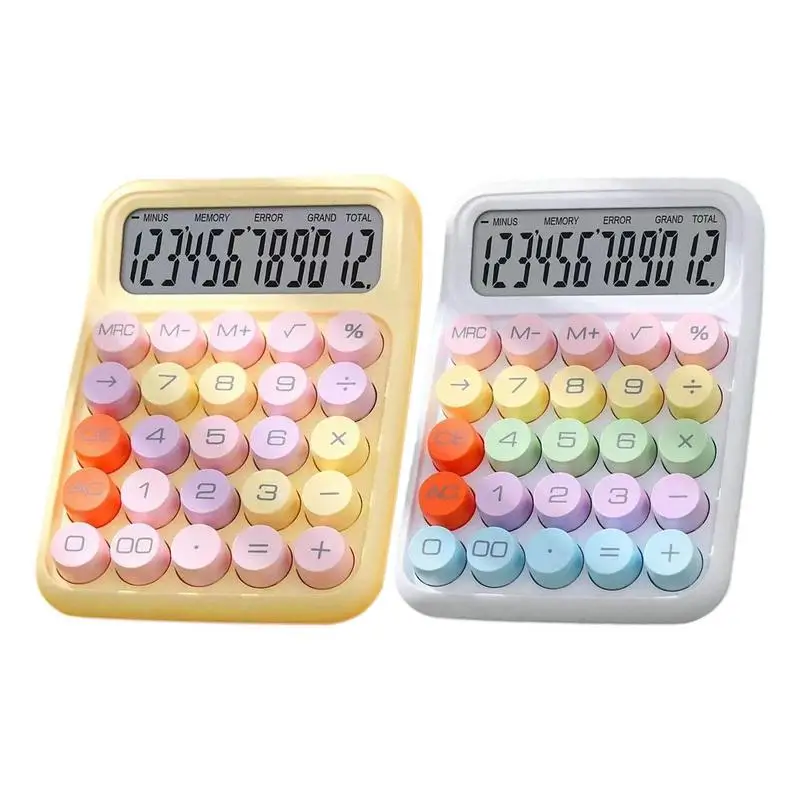 

Basic Offices Calculators Cute 12 Digit Calculators For Girls Calculator With Big Buttons And Easy To Read Display For Home