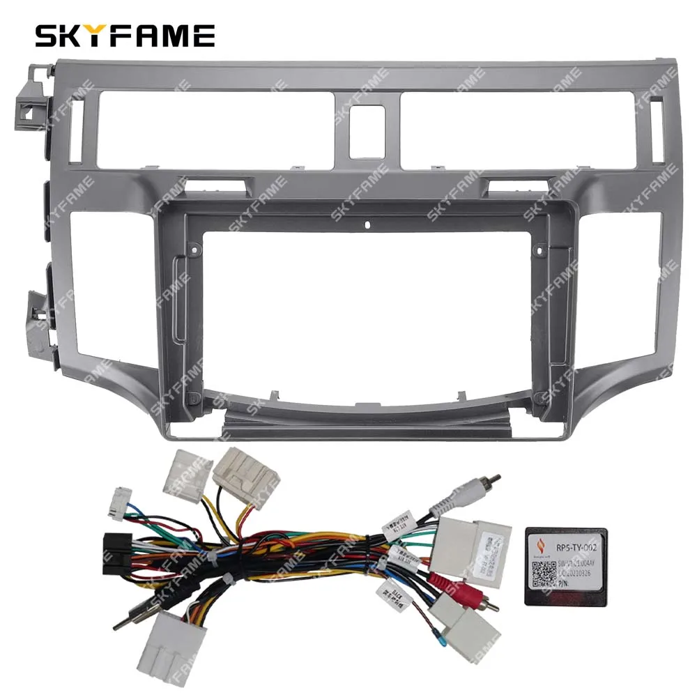 SKYFAME Car Fascia Frame Adapter Canbus Box Decoder For Toyota Avalon 2006-2010 Android Radio Dash Fitting Panel Kit
SKYFAME Car Fascia Frame Adapter Canbus Box Decoder For Toyota Avalon 2006-2010 Android Radio Dash Fitting Panel Kit