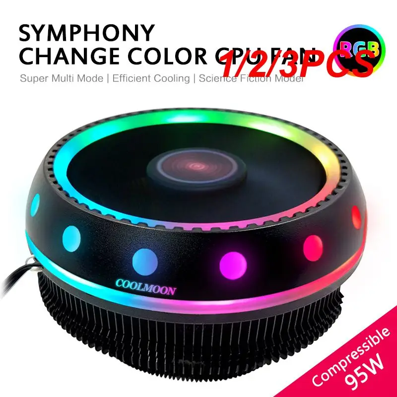 Вентилятор охлаждения для ПК с 7 лопастями, 1/2/3 шт. 
Вентилятор охлаждения для ПК с 7 лопастями, 1/2/3 шт.