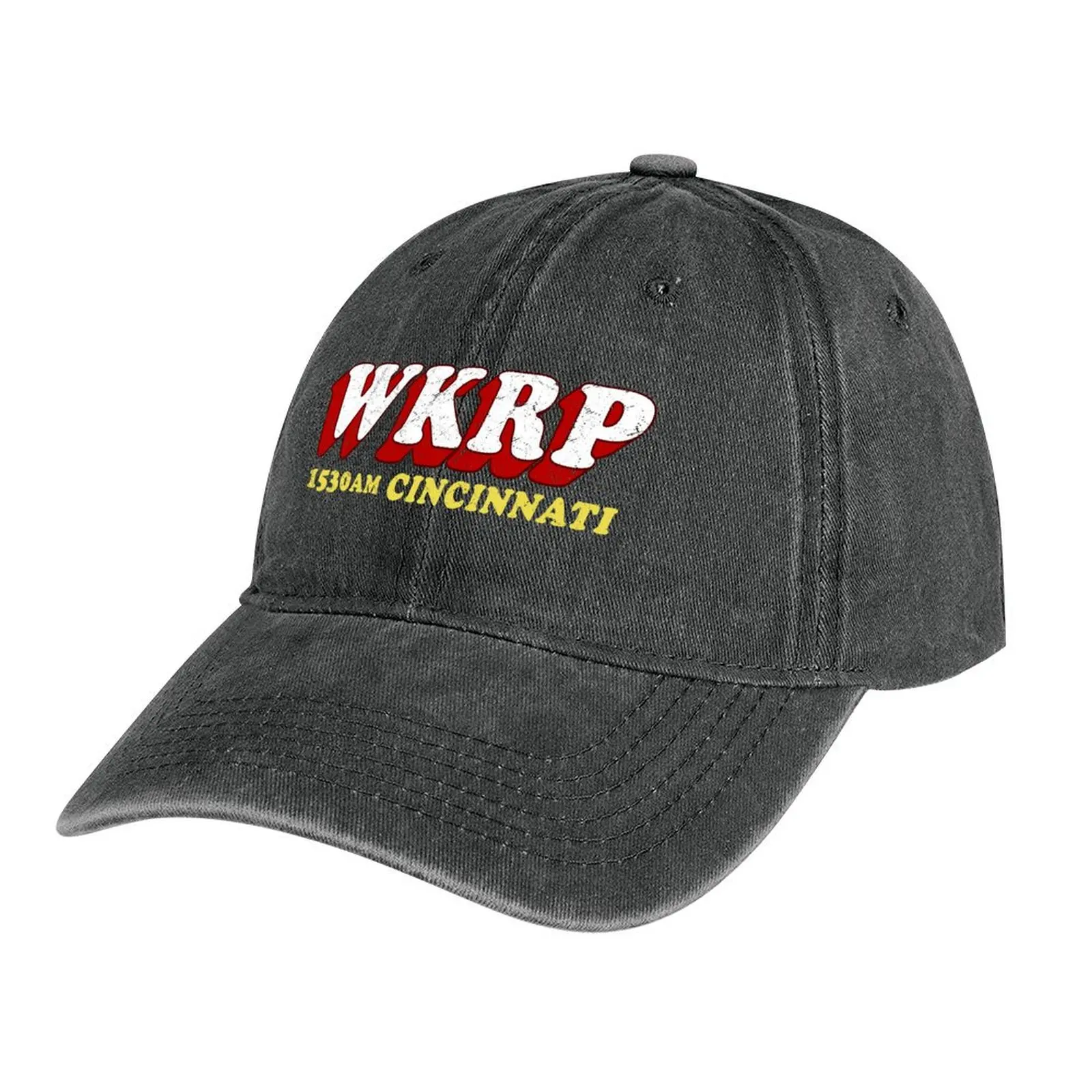 

wkrp 1530am cincinnati tv vintage Cowboy Hat Big Size Hat Fishing cap Trucker Cap Fashion Beach Women's 2024 Men's