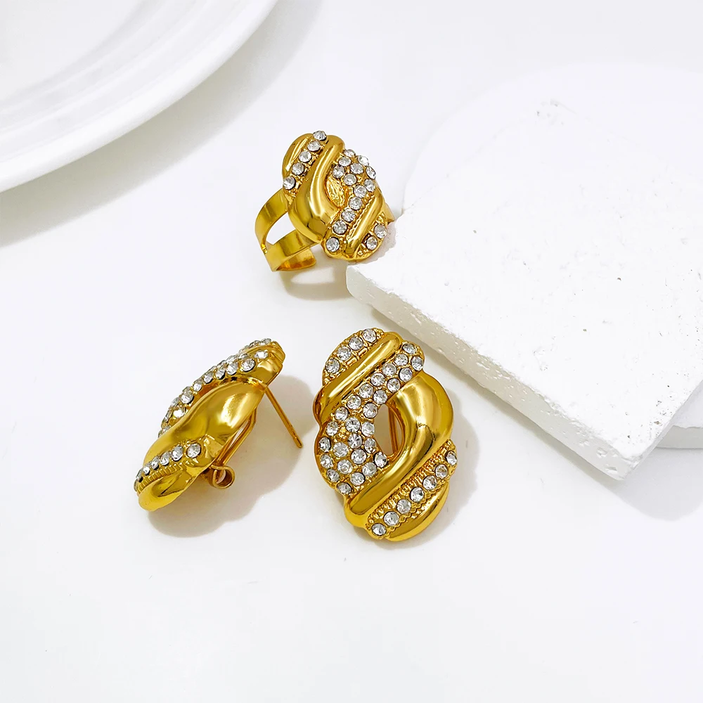 4 Pcs Wedding Jewelry Set Fine Zircon Necklace Bracelet Earring Ring For African Dubai Gold Plated Jewellery Accessories 5 Mallzona S472a4325eb914156bdb8b6d1399a9727f 4 Pcs Wedding Jewelry Set Fine Zircon Necklace Bracelet Earring Ring For African Dubai Gold Plated Jewellery Accessories Mallzona